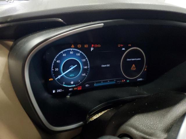 KM8S6DA28NU057993 - 2022 HYUNDAI SANTA FE SEL WHITE photo 9