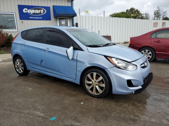 KMHCU5AE0DU118925 - 2013 HYUNDAI ACCENT GLS Көк фото 4