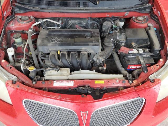 5Y2SM66805Z442003 - 2005 PONTIAC VIBE წითელი ფოტო 12