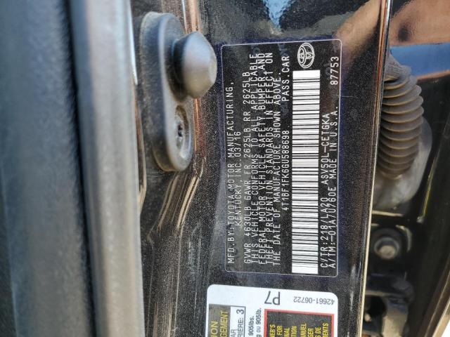 4T1BF1FK6GU588698 - 2016 TOYOTA CAMRY LE 蓝色 照片 12