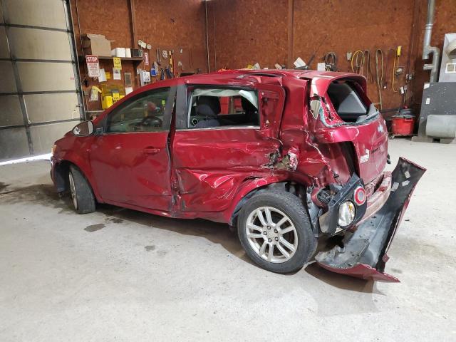 1G1JC6SG9D4159485 - 2013 CHEVROLET SONIC LT 栗色 照片 2