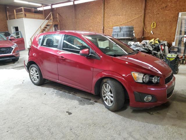 1G1JC6SG9D4159485 - 2013 CHEVROLET SONIC LT 栗色 照片 4