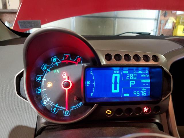 1G1JC6SG9D4159485 - 2013 CHEVROLET SONIC LT 栗色 照片 9