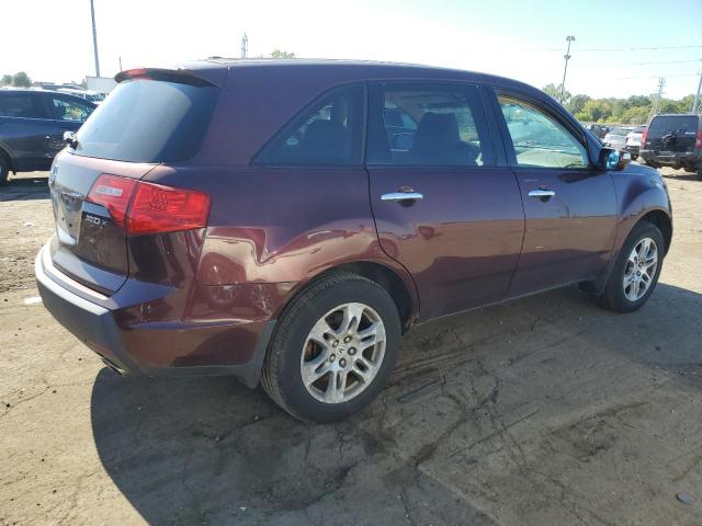 2HNYD28238H506111 - 2008 ACURA MDX BURGUNDY photo 3