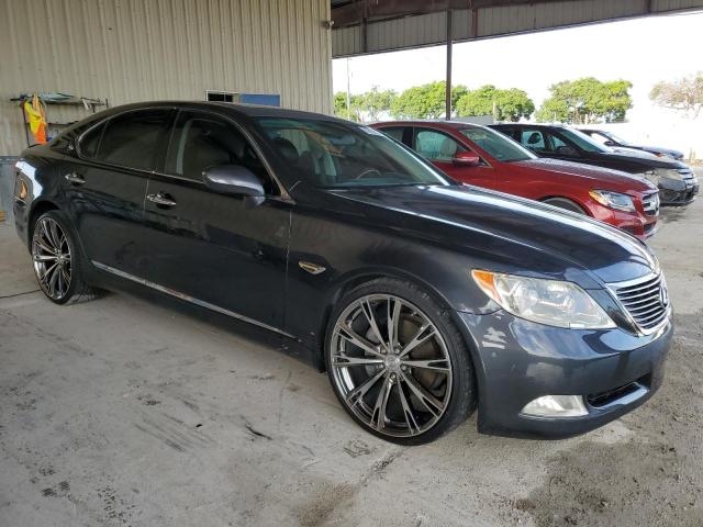 JTHBL46F275046993 - 2007 LEXUS LS 460 CHARCOAL photo 4
