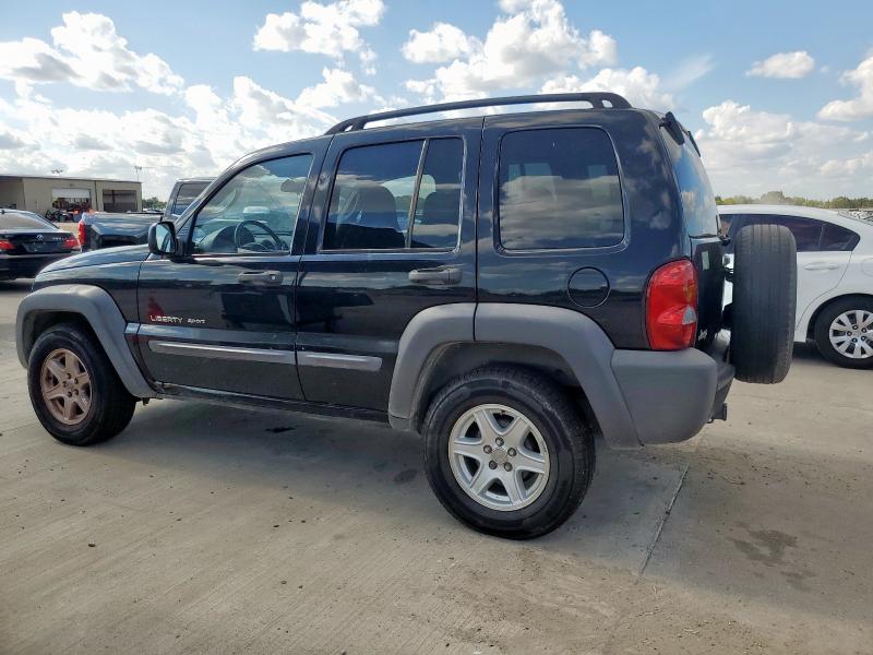 1J4GK48K12W170481 - 2002 JEEP LIBERTY SPORT BLACK photo 2