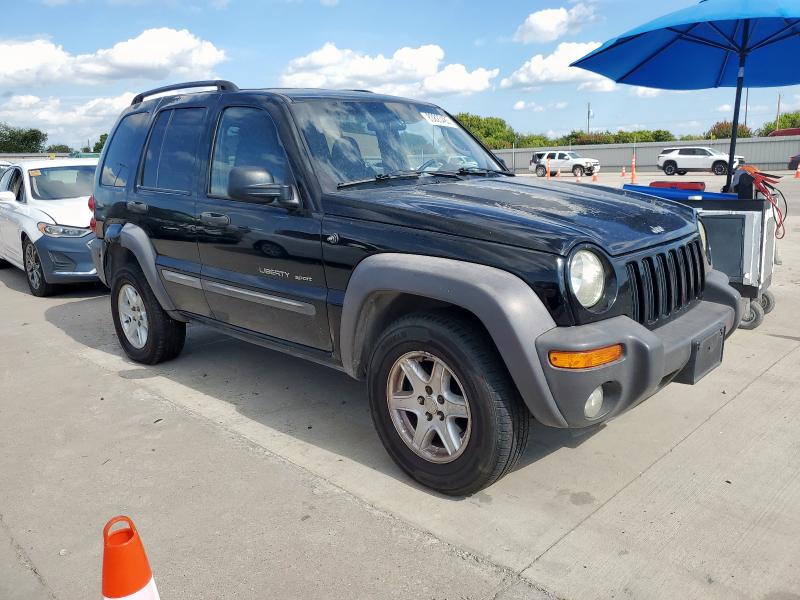 1J4GK48K12W170481 - 2002 JEEP LIBERTY SPORT BLACK photo 4