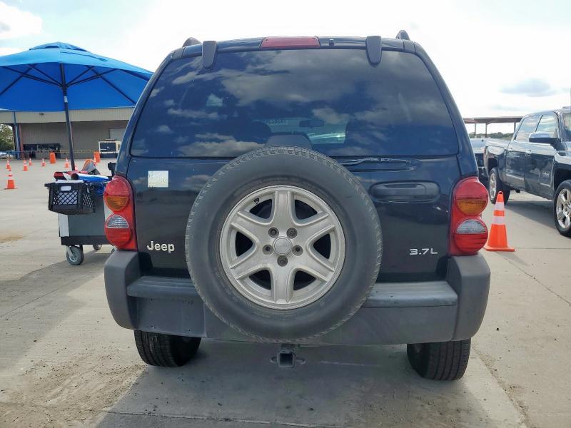 1J4GK48K12W170481 - 2002 JEEP LIBERTY SPORT BLACK photo 6