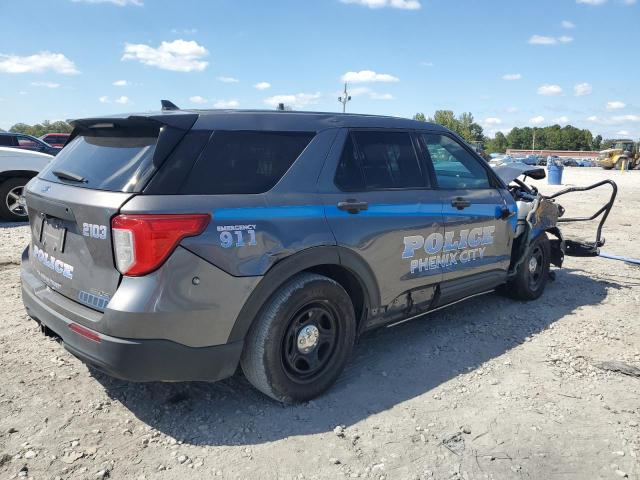 1FM5K8AB7MGB61517 - 2021 FORD EXPLORER POLICE INTERCEPTOR TWO TONE photo 3