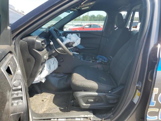 1FM5K8AB7MGB61517 - 2021 FORD EXPLORER POLICE INTERCEPTOR TWO TONE photo 7