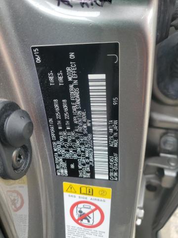 JTJBARBZ3F2032988 - 2015 LEXUS NX 200T GRAY photo 13