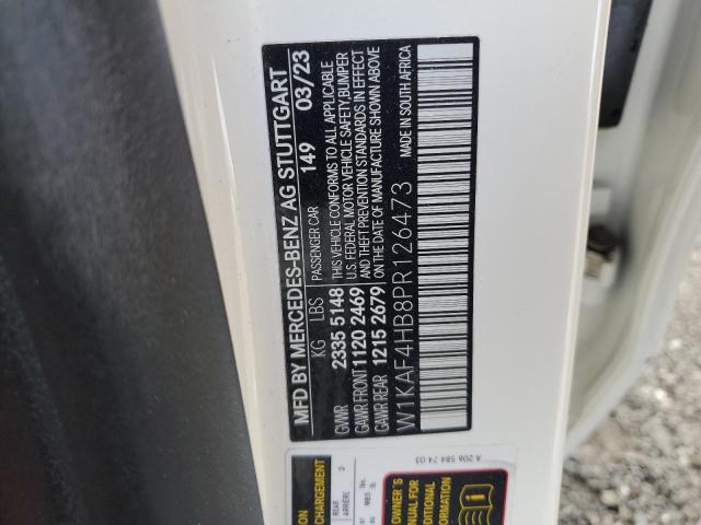 W1KAF4HB8PR126473 - 2023 MERCEDES-BENZ C 300 4MATIC WHITE photo 12