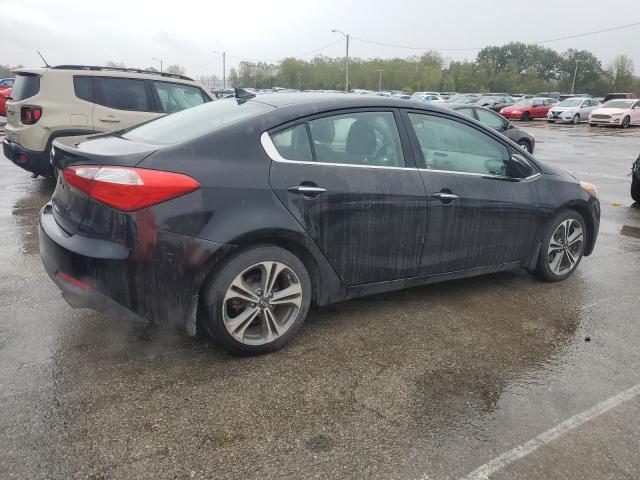 KNAFX4A80F5338539 - 2015 KIA FORTE EX BLACK photo 3