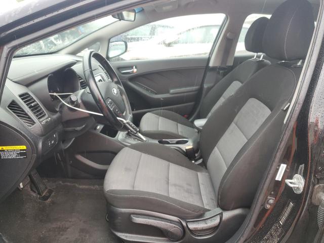 KNAFX4A80F5338539 - 2015 KIA FORTE EX BLACK photo 7