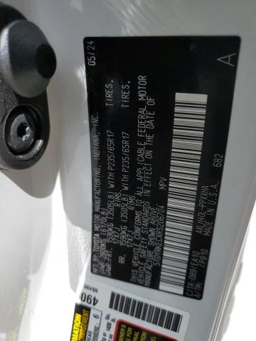 5TDYRKECXRS206704 - 2024 TOYOTA SIENNA XLE WHITE photo 13