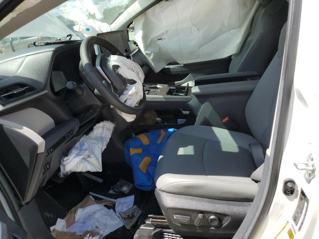 5TDYRKECXRS206704 - 2024 TOYOTA SIENNA XLE WHITE photo 7