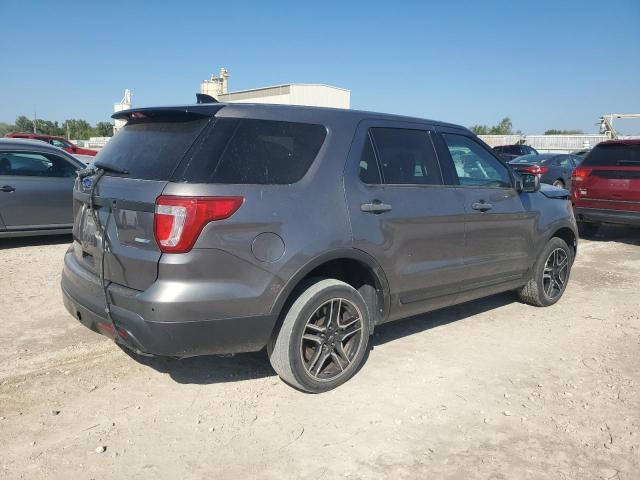 1FM5K8AR9GGA04671 - 2016 FORD EXPLORER POLICE INTERCEPTOR Grau Foto 3