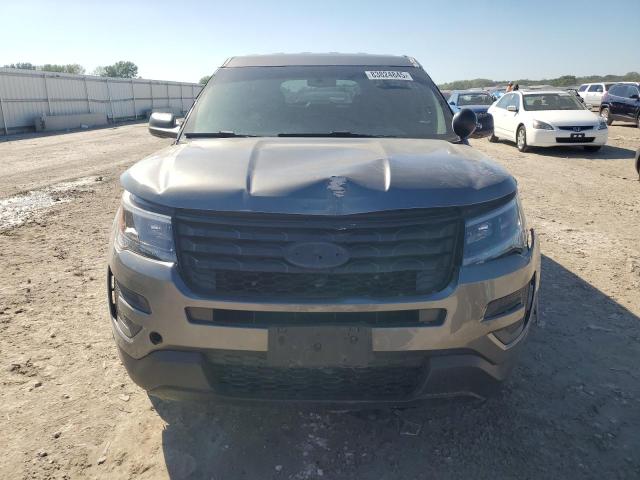 1FM5K8AR9GGA04671 - 2016 FORD EXPLORER POLICE INTERCEPTOR Grau Foto 5
