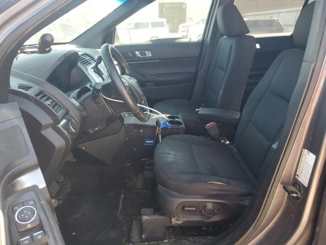 1FM5K8AR9GGA04671 - 2016 FORD EXPLORER POLICE INTERCEPTOR Grau Foto 7