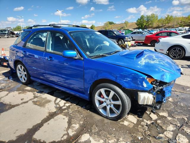 JF1GG74647G804696 - 2007 SUBARU IMPREZA WRX BLUE photo 4