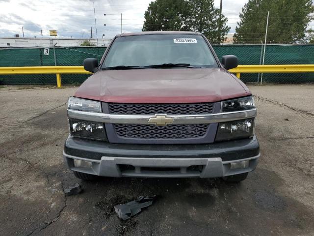 1GCDT13E778206675 - 2007 CHEVROLET COLORADO BURGUNDY photo 5