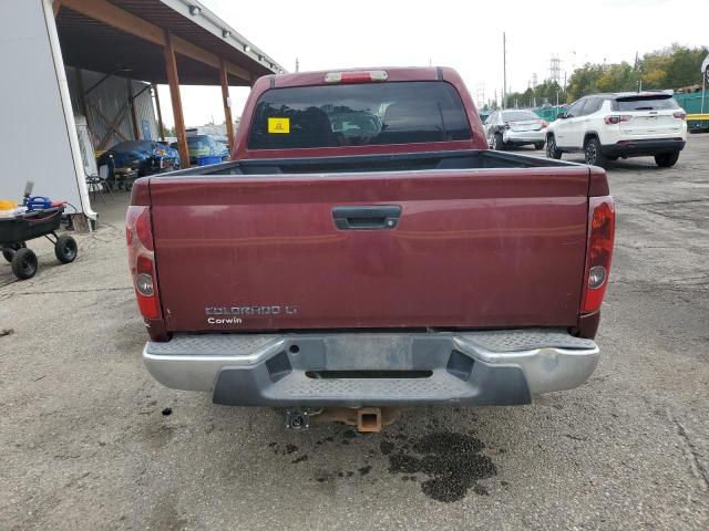 1GCDT13E778206675 - 2007 CHEVROLET COLORADO BURGUNDY photo 6