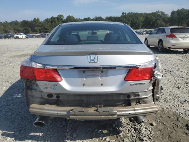 1HGCR2F50EA291913 - 2014 HONDA ACCORD SPORT SILVER photo 6