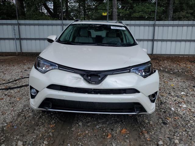 2T3YFREV4HW318379 - 2017 TOYOTA RAV4 LIMITED WHITE photo 5