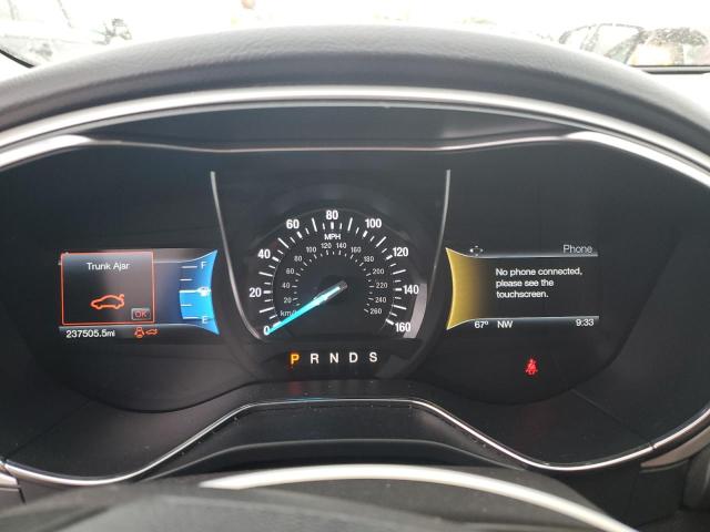 1FA6P0H7XG5115487 - 2016 FORD FUSION SE Մոխրագույն լուսանկար 9