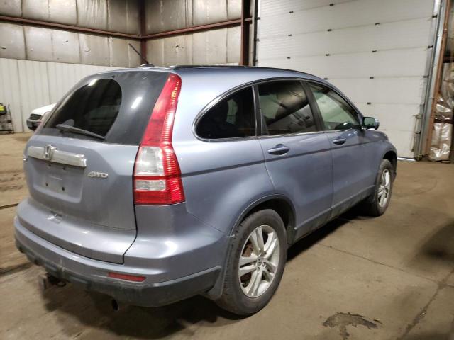 JHLRE4H76AC001433 - 2010 HONDA CR-V EXL 青色 照片 3