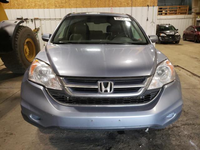 JHLRE4H76AC001433 - 2010 HONDA CR-V EXL 青色 照片 5