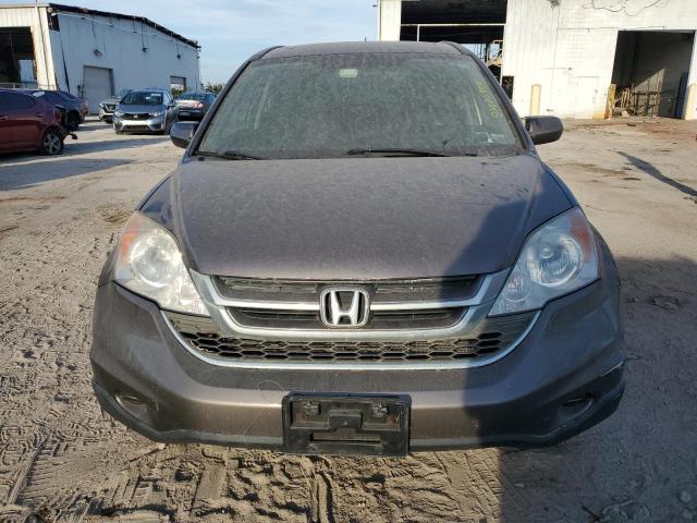 5J6RE4H79BL095817 - 2011 HONDA CR-V EXL ნაცრისფერი ფოტო 5