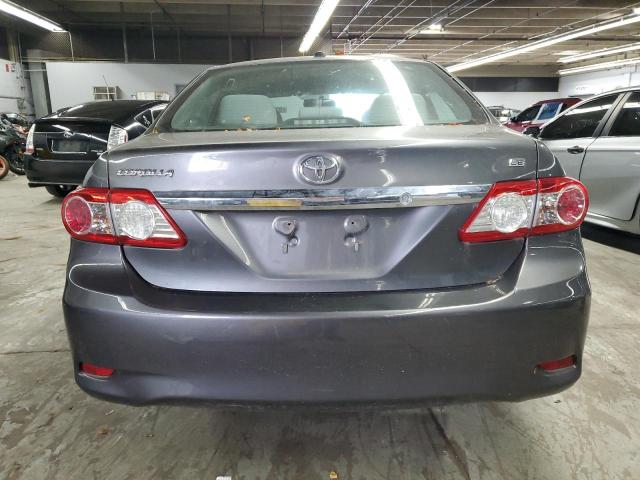 2T1BU4EE2BC567649 - 2011 TOYOTA COROLLA BASE Szary zdjęcie 6