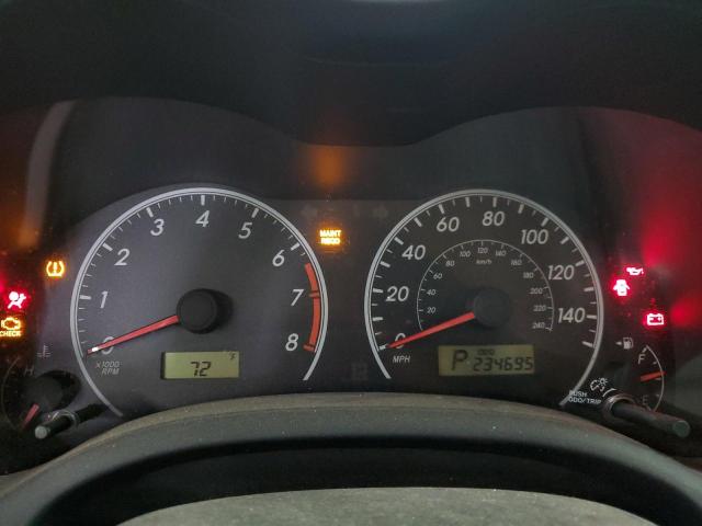 2T1BU4EE2BC567649 - 2011 TOYOTA COROLLA BASE Szary zdjęcie 9