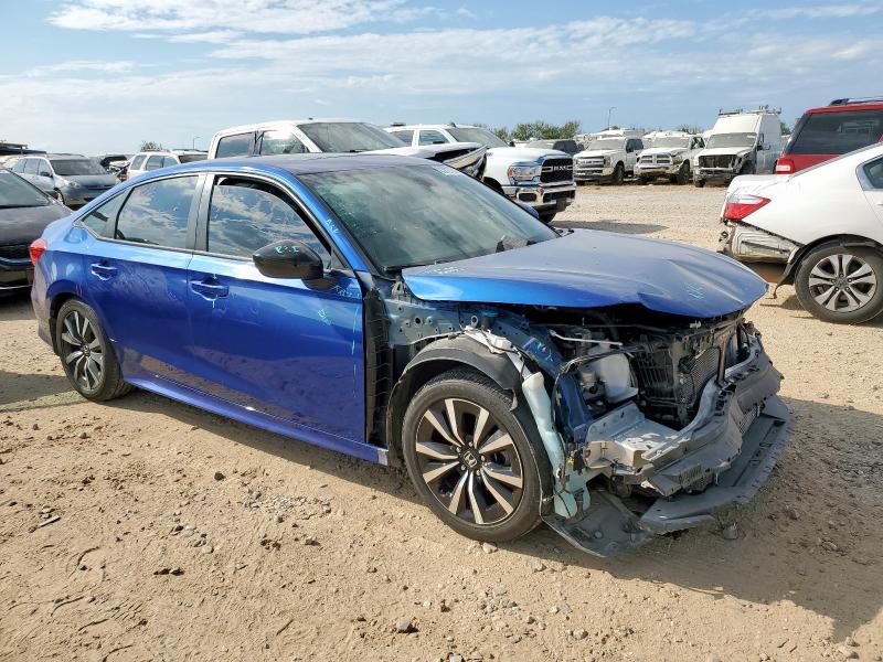 2HGFE1F72PH310499 - 2023 HONDA CIVIC EX BLUE photo 4