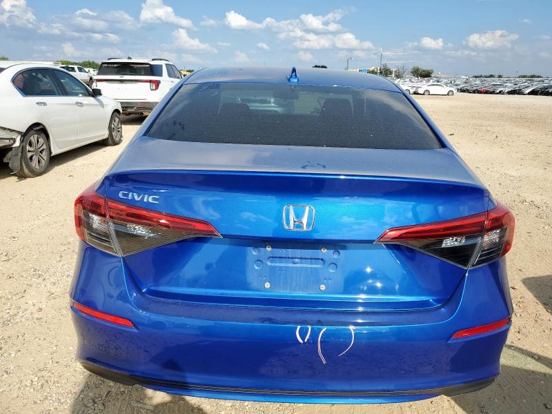 2HGFE1F72PH310499 - 2023 HONDA CIVIC EX BLUE photo 6