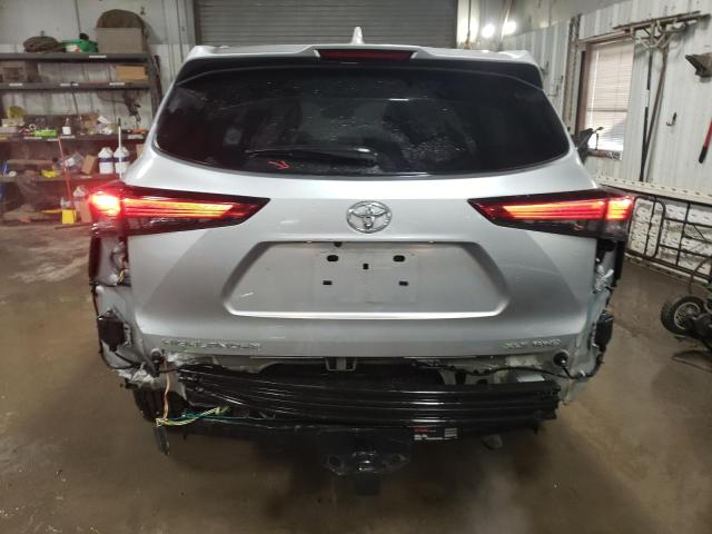 5TDHZRBH5LS509339 - 2020 TOYOTA HIGHLANDER XLE SILVER photo 6