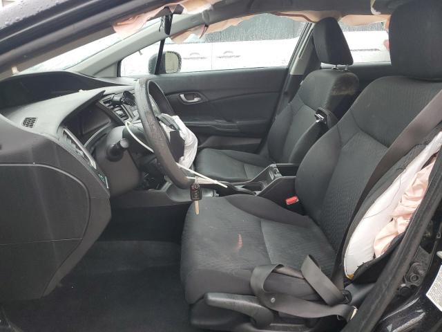 19XFB2F51FE008420 - 2015 HONDA CIVIC LX BLACK photo 7