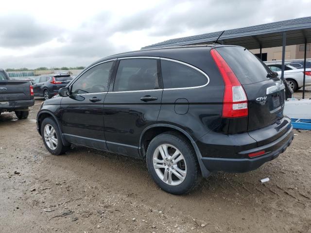 5J6RE4H71BL041816 - 2011 HONDA CR-V EXL BLACK photo 2