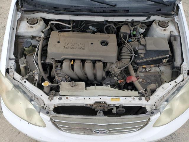 1NXBR38E53Z164658 - 2003 TOYOTA COROLLA CE WHITE photo 11