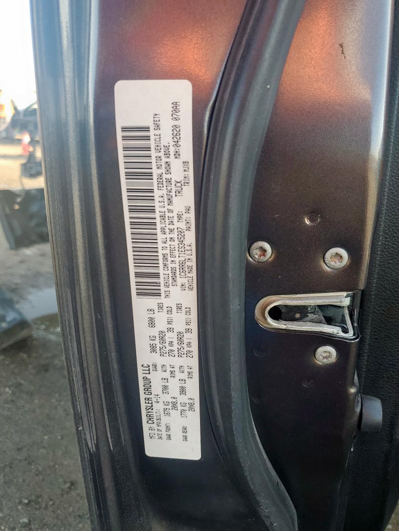 1C6RR6LT1ES345207 - 2014 RAM 1500 SLT Boz foto 13