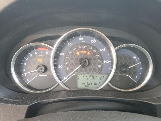 2T1BURHEXGC663240 - 2016 TOYOTA COROLLA L RED photo 9