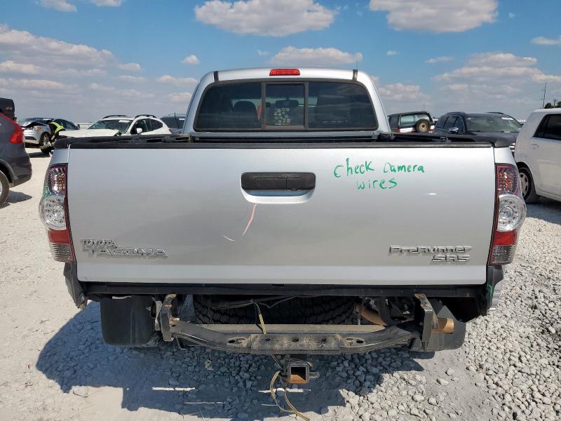 5TFTX4GN7CX007346 - 2012 TOYOTA TACOMA PRERUNNER ACCESS CAB SILVER photo 6