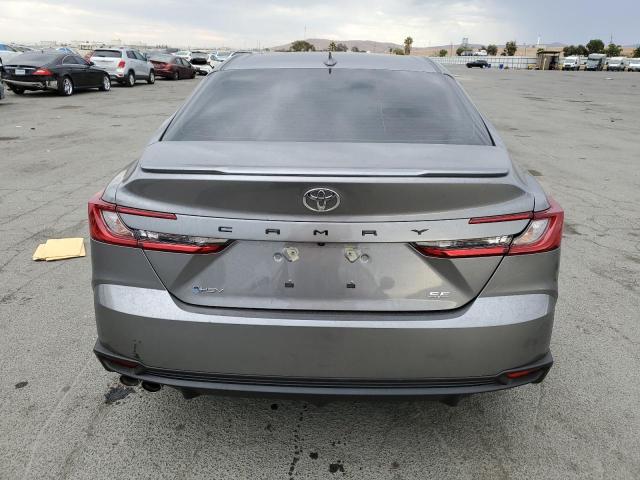 4T1DAACKXSU620198 - 2025 TOYOTA CAMRY XSE GRAY photo 6
