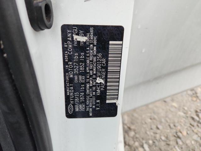 KMHCT4AE9FU901256 - 2015 HYUNDAI ACCENT GLS 白色 照片 12