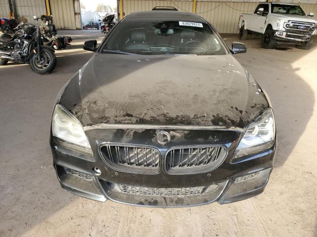 WBA6B2C52ED129040 - 2014 BMW 650 I GRAN COUPE BLACK photo 5