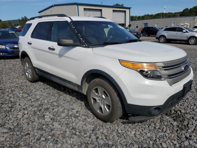 1FM5K8B86EGA92694 - 2014 FORD EXPLORER WHITE photo 4
