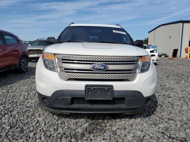 1FM5K8B86EGA92694 - 2014 FORD EXPLORER WHITE photo 5