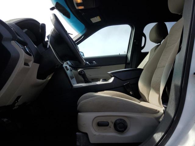 1FM5K8B86EGA92694 - 2014 FORD EXPLORER WHITE photo 7