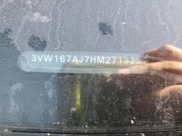 3VW167AJ7HM271923 - 2017 VOLKSWAGEN JETTA S BLACK photo 13